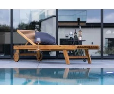 Venture Design Poilsio kėdė, Luzon, 200x63 cm, Natūrali
