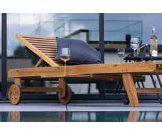 Venture Design Poilsio kėdė, Luzon, 200x63 cm, Natūrali