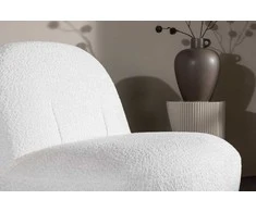 Sofa Venture Design Poilsio kėdė, Mahla, 82x70x77 cm, Balta