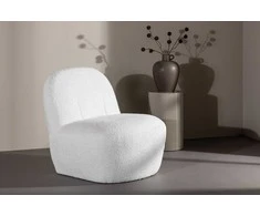Sofa Venture Design Poilsio kėdė, Mahla, 82x70x77 cm, Balta