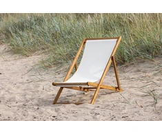 Venture Design Poilsio kėdė „Peachy“, 57x105x80 cm, kreminė spalva