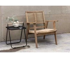 Sofa Venture Design Poilsio kėdė, Peteris iš akacijos, 72x88x68 cm, ruda