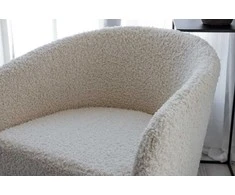 Sofa Venture Design Poilsio kėdė, pūkuota, 64x70x66 cm, balta