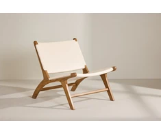 Venture Design Poilsio kėdė, Rike, 65x80x65 cm, kreminė spalva