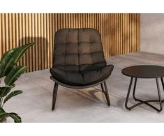 Venture Design Poilsio komplektas Cala pilkas juodas plienas