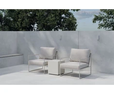 Venture Design Poilsio komplektas Lissabon 3 dalių, smėlio spalvos
