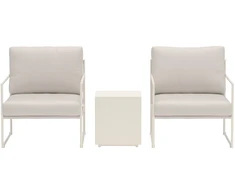 Venture Design Poilsio komplektas Lissabon 3 dalių, smėlio spalvos