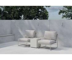 Venture Design Poilsio komplektas Lissabon 3 dalių, smėlio spalvos