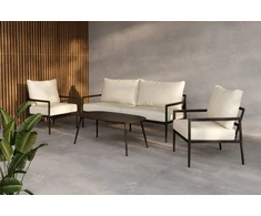 Venture Design Poilsio komplektas Taromina Juoda Smėlio spalvos