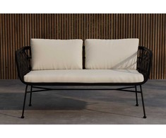 Venture Design Poilsio sofa Isola juoda rotango