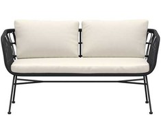 Venture Design Poilsio sofa Isola juoda rotango