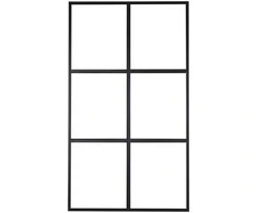 Venture Design Pramoninis sieninis, Leif, 120x210 cm, Juodas