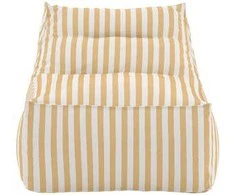 Venture Design Pufas 118x94x83 cm Geltona, audinys