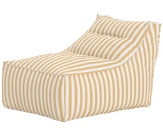 Venture Design Pufas 118x94x83 cm Geltona, audinys