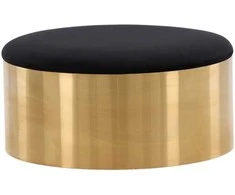 Venture Design Pufas, ø75, Juodas