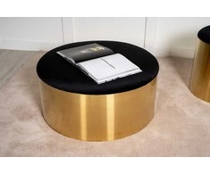 Venture Design Pufas, ø75, Juodas