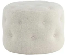 Venture Design Pufas, Benjaminas, 44x55 cm, Balta