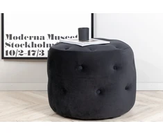 Venture Design Pufas, Benjaminas, 55x44 cm, Juodas