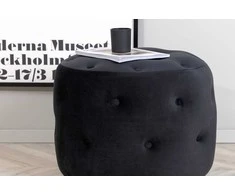 Venture Design Pufas, Benjaminas, 55x44 cm, Juodas