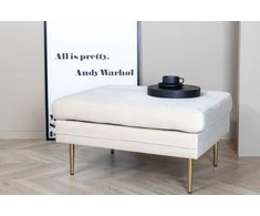 Venture Design Pufas, Boom, 90x70x49 cm, Bežis