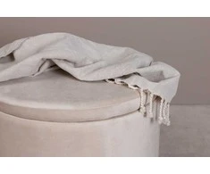 Venture Design Pufas, Dunken, 51x43 cm, kreminė