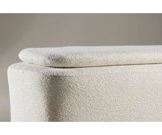 Venture Design Pufas, Laurel, 52,94x82,53x65,5 cm, Balta