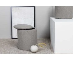 Venture Design Pufas, Limpen, 40x32 cm, Pilka