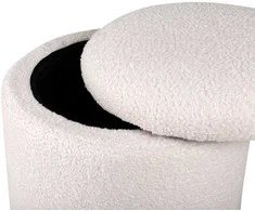 Venture Design Pufas, Limpen, 40x32 cm, Balta