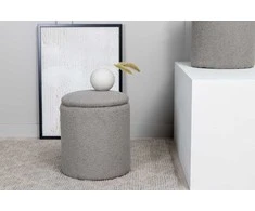 Venture Design Pufas, Limpen, 40x32 cm, Pilka