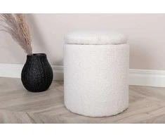 Venture Design Pufas, Limpen, 40x32 cm, Balta