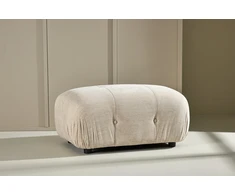 Venture Design Pufas Mika 94x67 cm smėlio spalvos