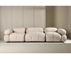 Venture Design Pufas Mika 94x67 cm smėlio spalvos