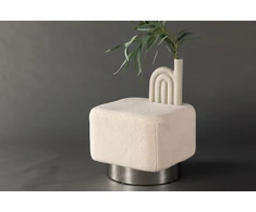 Venture Design Pufas, Newton, 45x38 cm, Balta