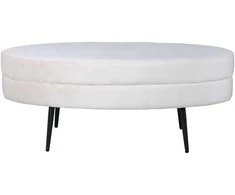 Venture Design Pufas, Otto, 100x40x41 cm, Balta