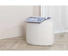 Venture Design Pufas, Peg, 41x46 cm, Balta