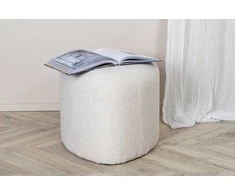 Venture Design Pufas, Peg, 41x46 cm, Balta
