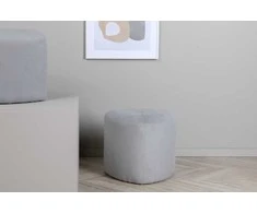Venture Design Venture Home Peg Pufas, 46x46x41 cm, velvetas, pilkas Lumarko!