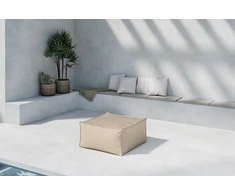 Venture Design Pufas Rambo 85x85x40 cm smėlio spalvos olefinas