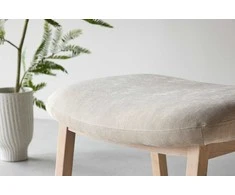 Venture Design Pufas Rile 60x42x70 cm Smėlio spalvos