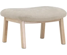 Venture Design Pufas Rile 60x42x70 cm Smėlio spalvos