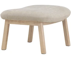 Venture Design Pufas Rile 60x42x70 cm Smėlio spalvos