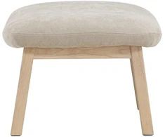 Venture Design Pufas Rile 60x42x70 cm Smėlio spalvos