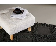 Venture Design Pufas, Salina, 60x60x28 cm, Balta