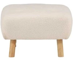 Venture Design Pufas, Salina, 60x60x28 cm, Balta
