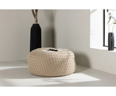 Venture Design Pufas, Sam, ⌀60 cm, Bežis