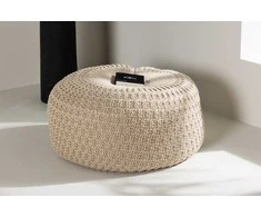 Venture Design Pufas, Sam, ⌀60 cm, Bežis