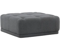 Venture Design Pufas Turin 100x40 cm Tamsiai pilkas audinys