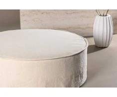 Venture Design Pufas, Vindö, ⌀101 cm, Bežinis