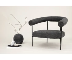 Venture Design Rankinė kėdė, Hökåsen x Josefin Lustig, 81x75.5x88 cm, Tamsiai pilka