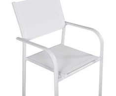Venture Design Rankinė kėdė, Santorini, 2 vnt., 58x56x88 cm, Balta